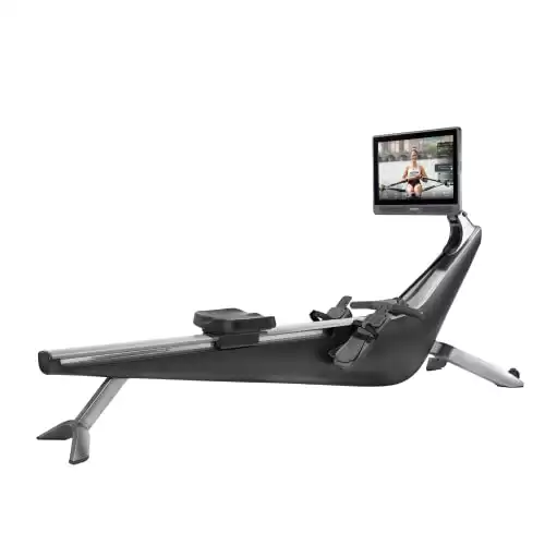 Hydrow Pro Rowing Machine with Immersive 22" HD Rotating Screen - Stows Upright | Live and On-Demand at-Home Workouts