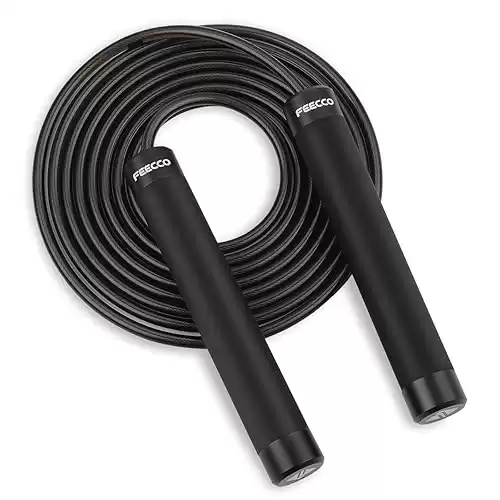 FEECCO 1/2 lb Weighted Jump Rope