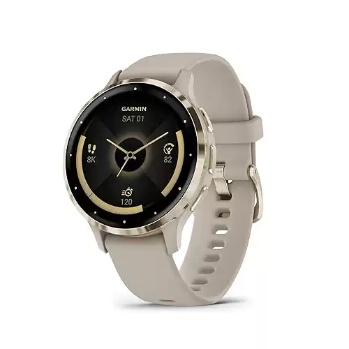 Garmin Venu 3S Soft Gold Stainless Steel Bezel