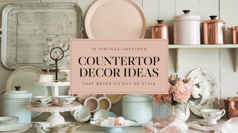 10 Vintage-Inspired Kitchen Countertop Decor Ideas That Never Go Out Of ...